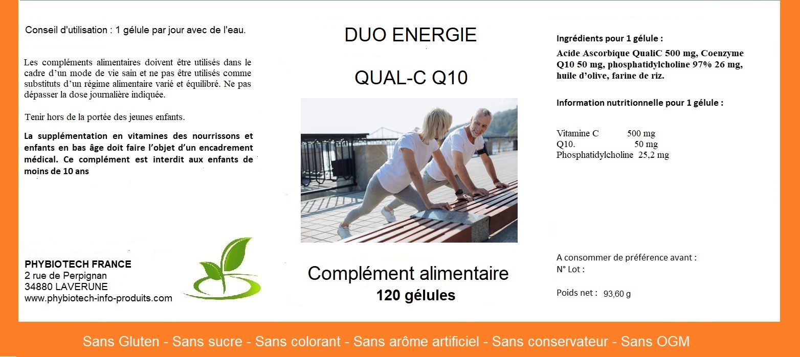 DUO ENERGIE QUALI®-C Q10 Vitamine C liposomale – Image 2